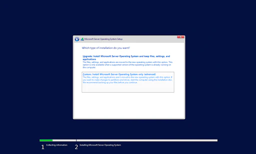 Server Installation step 5 Image